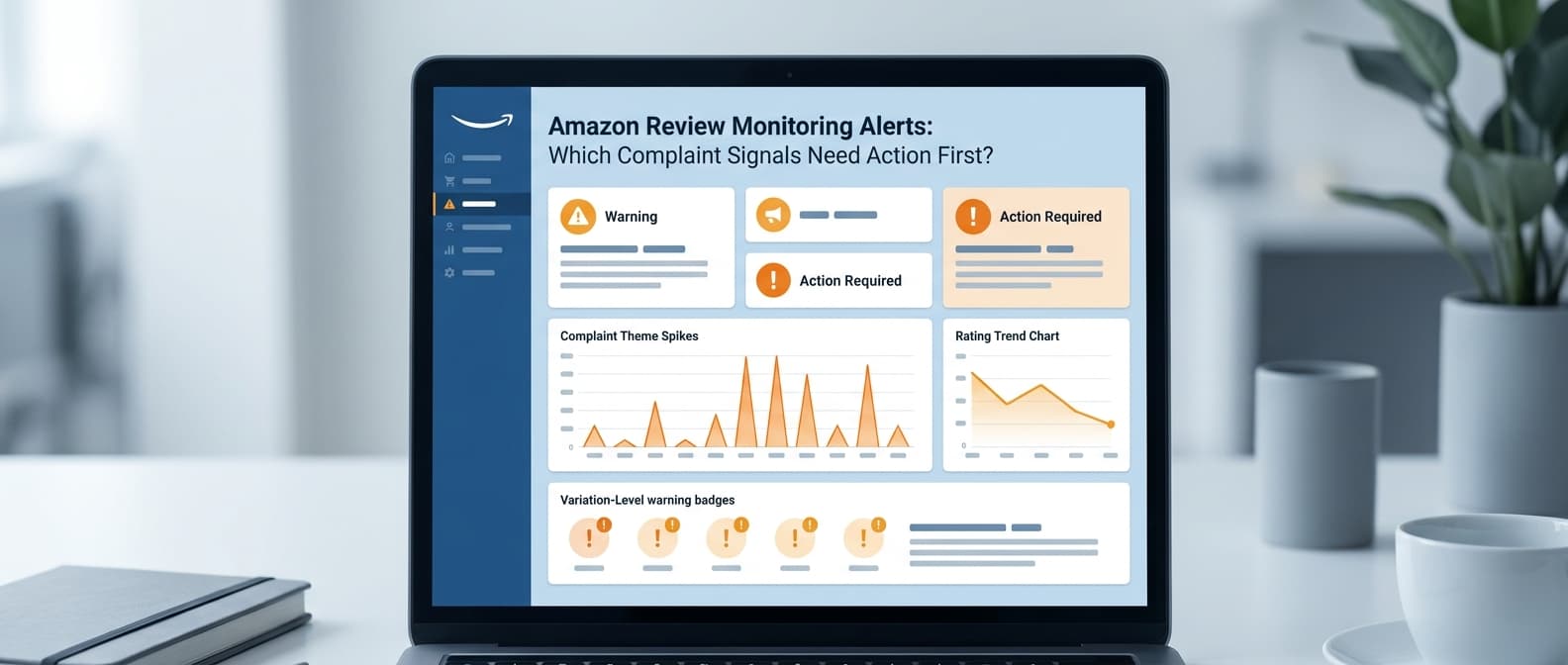 Amazon Review Monitoring Alerts: Which Complaint Signals Need Action First?